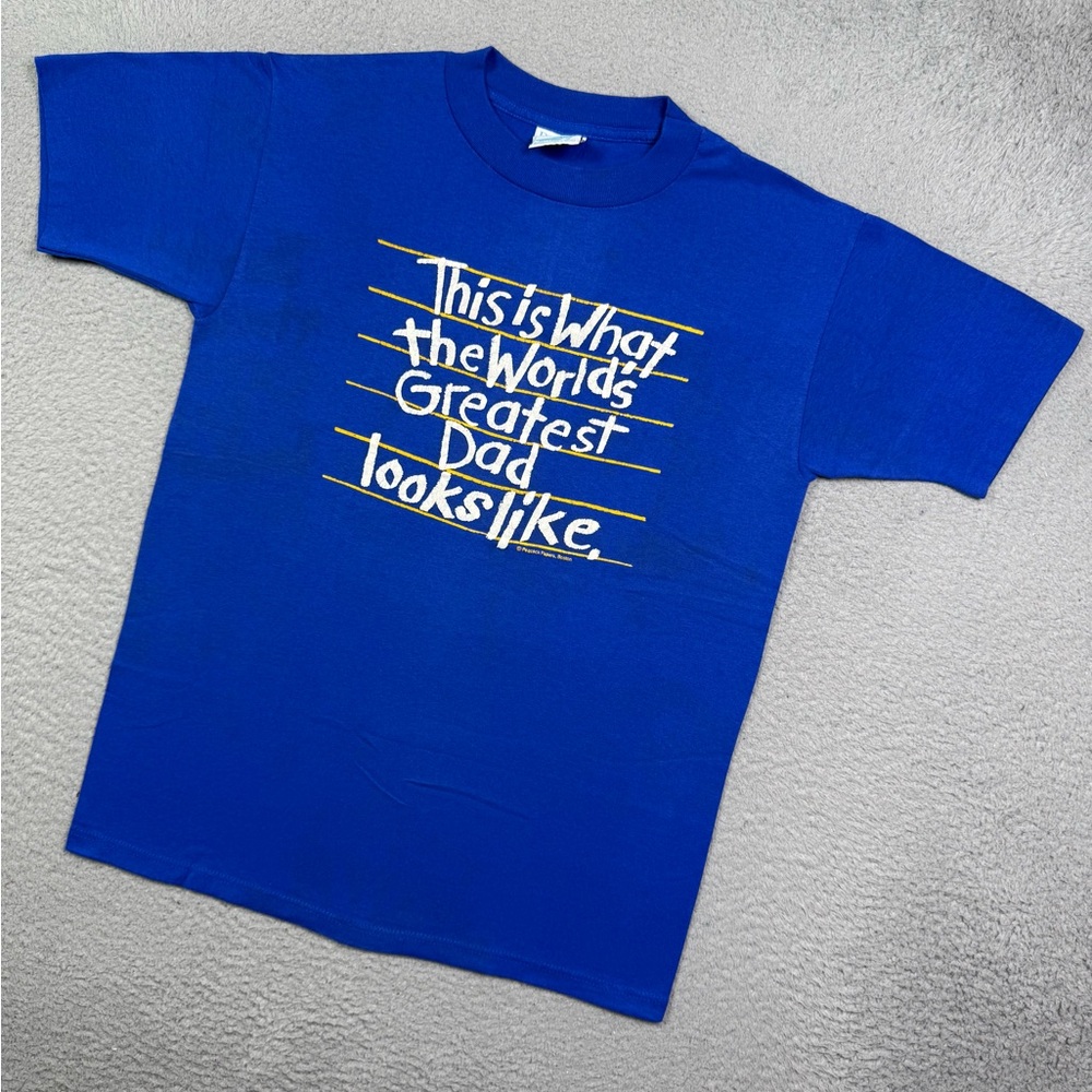 Vintage 90s worlds greatest‎ dad T-shirt